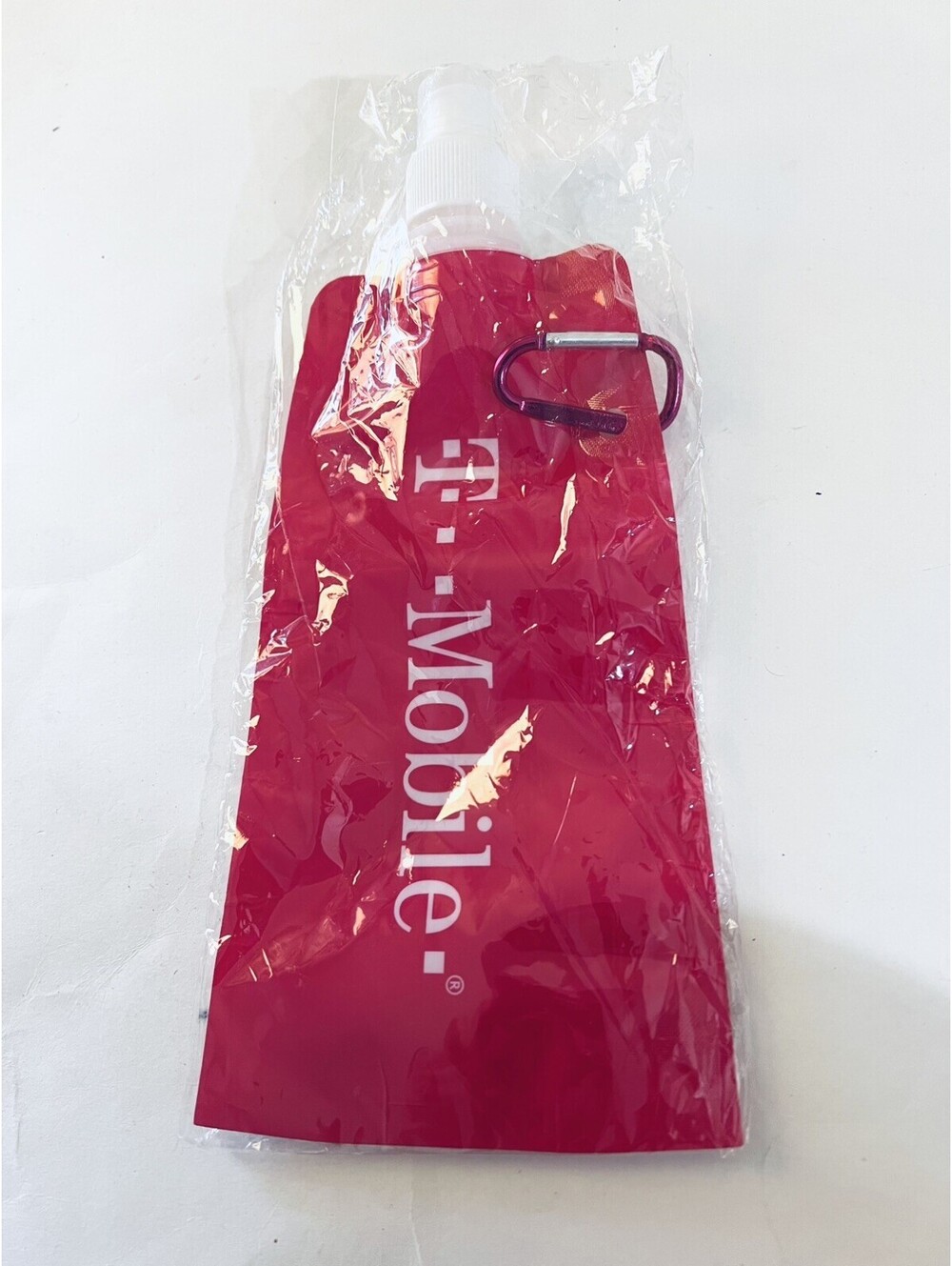 T-Mobile Tuesdays Pride Month Collapsible Water Bottle 16 oz Carabiner New